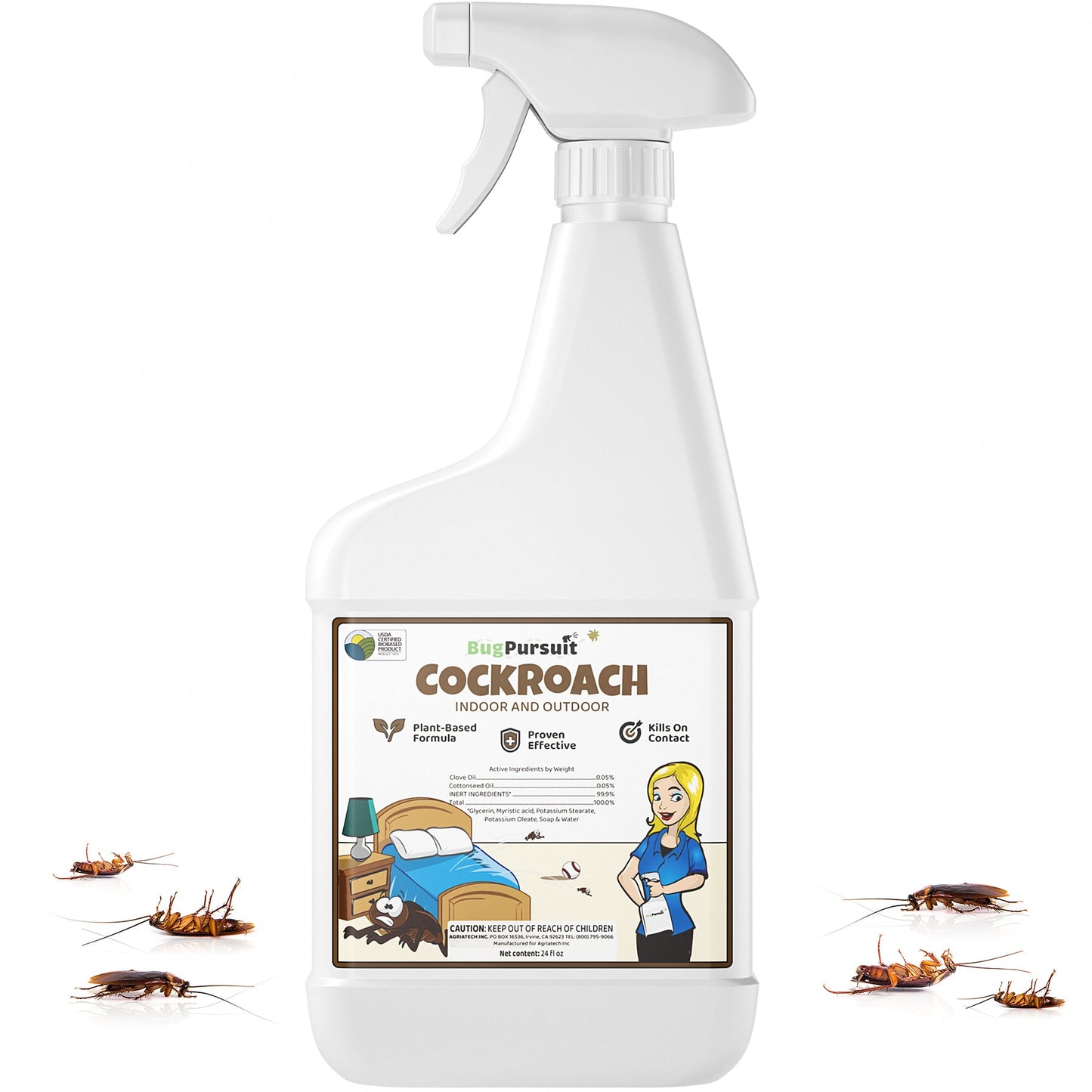 24oz Cockroach Killer Natural Spray