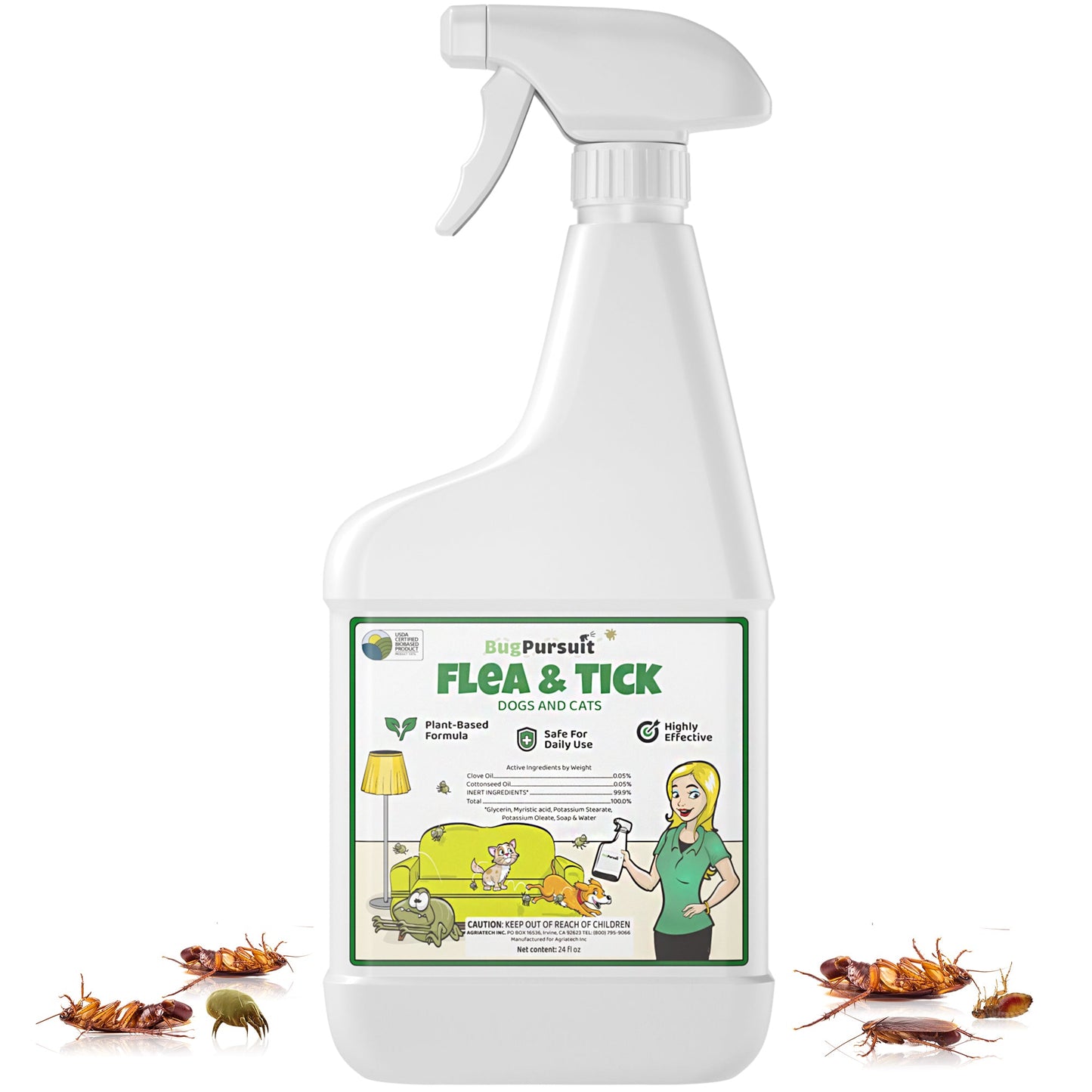 24oz Flea &Tick Spray